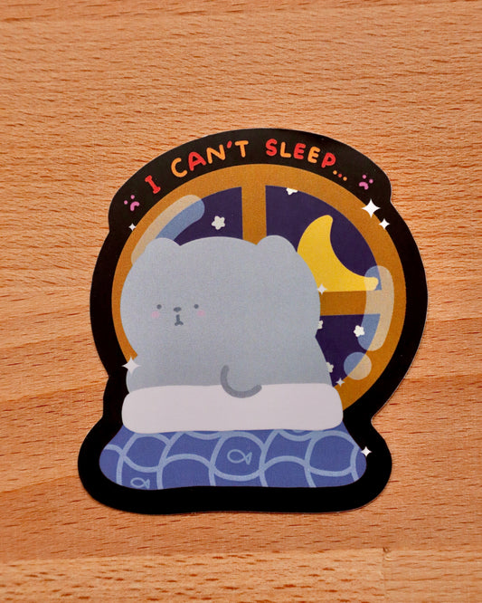 Pippin I Can’t Sleep Die-Cut Sticker