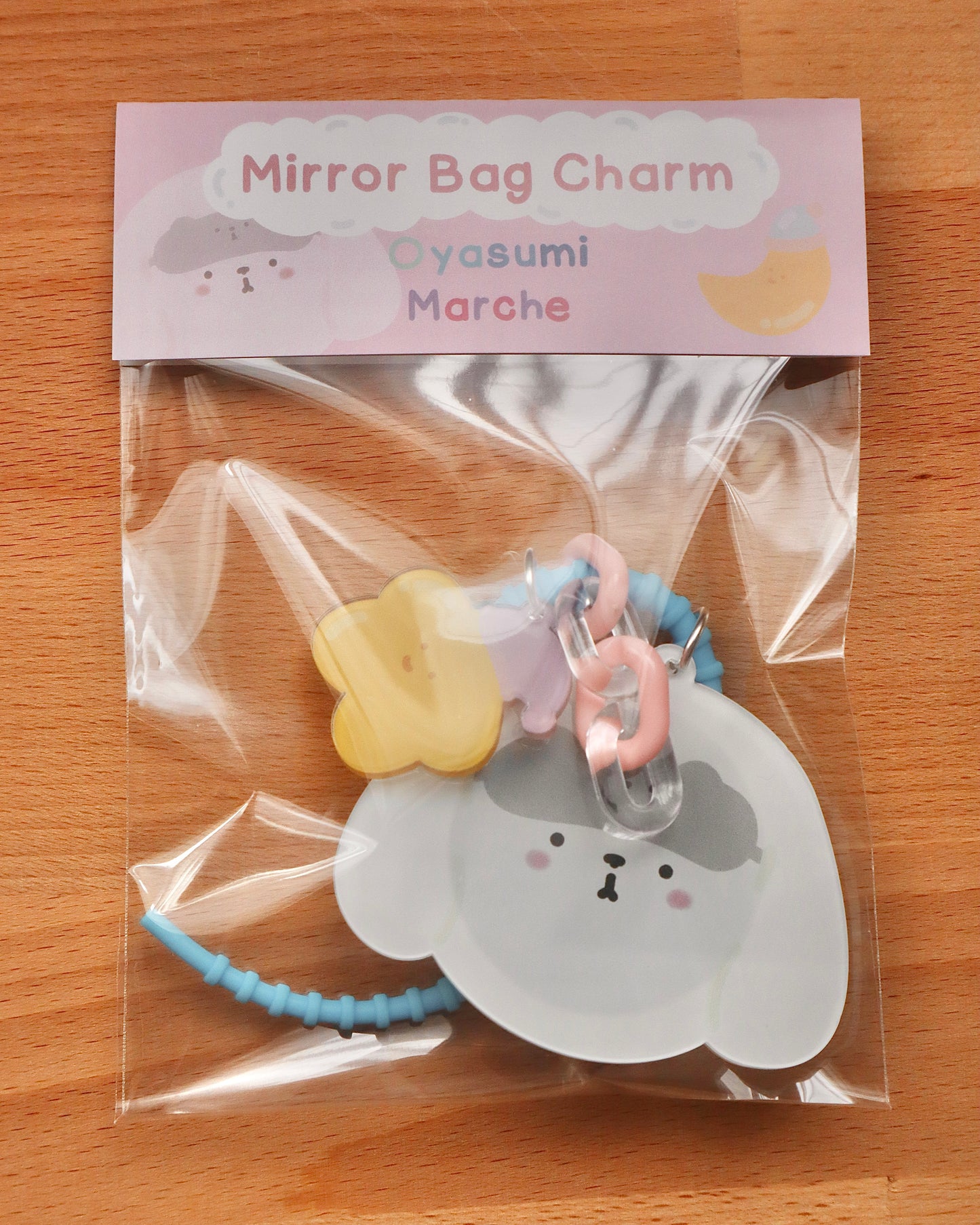 Oyasumi Marche Mirror Bag Charm