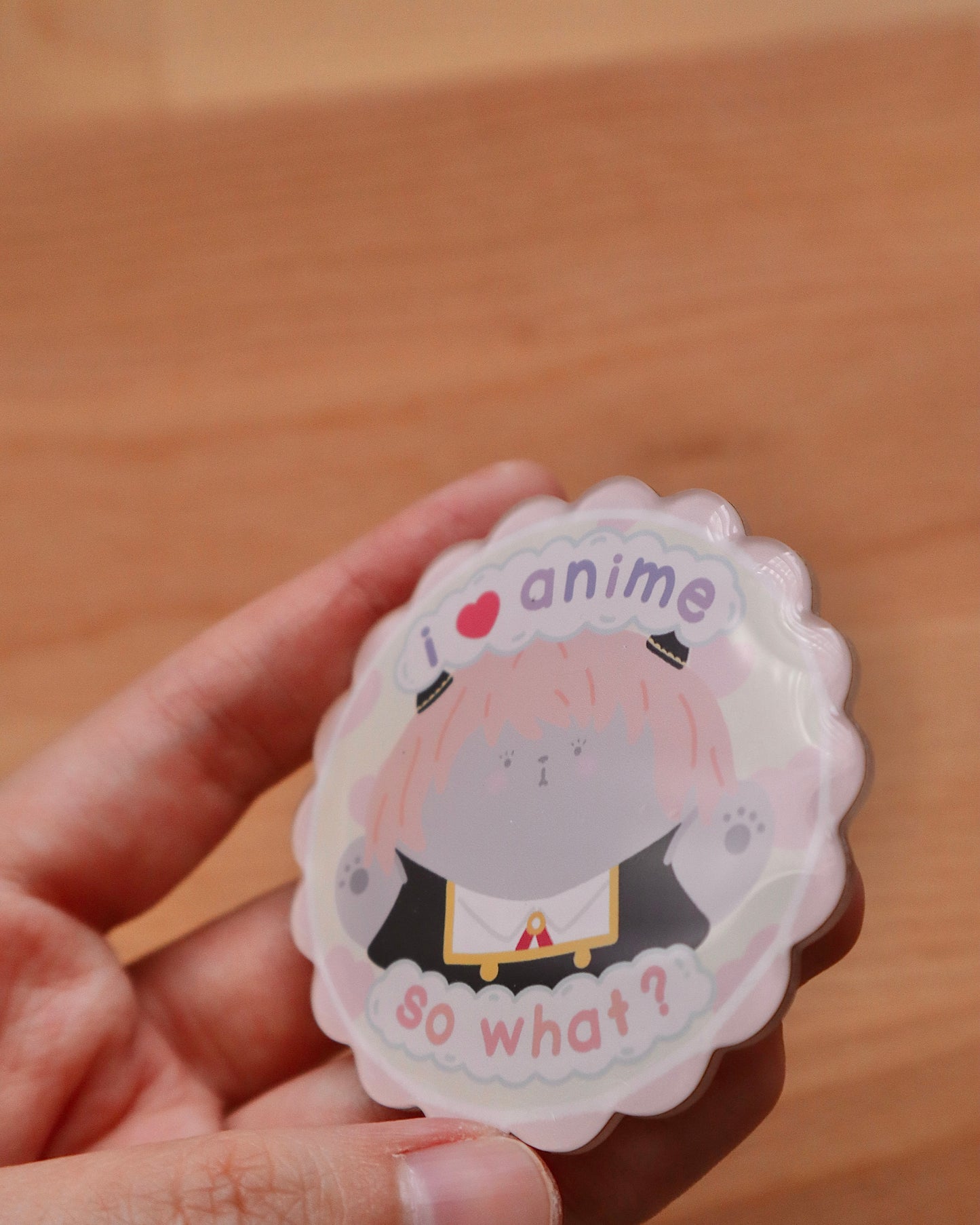 Pippin Anya i 🩷 anime Acrylic Pin