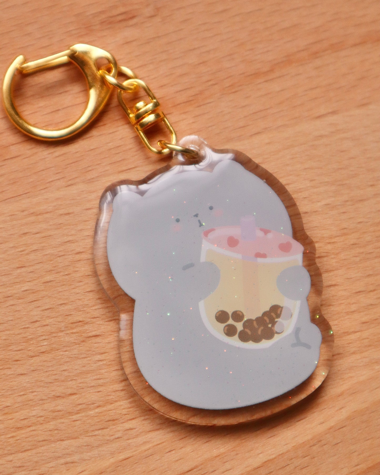 Pippin BBT Glitter Keychain