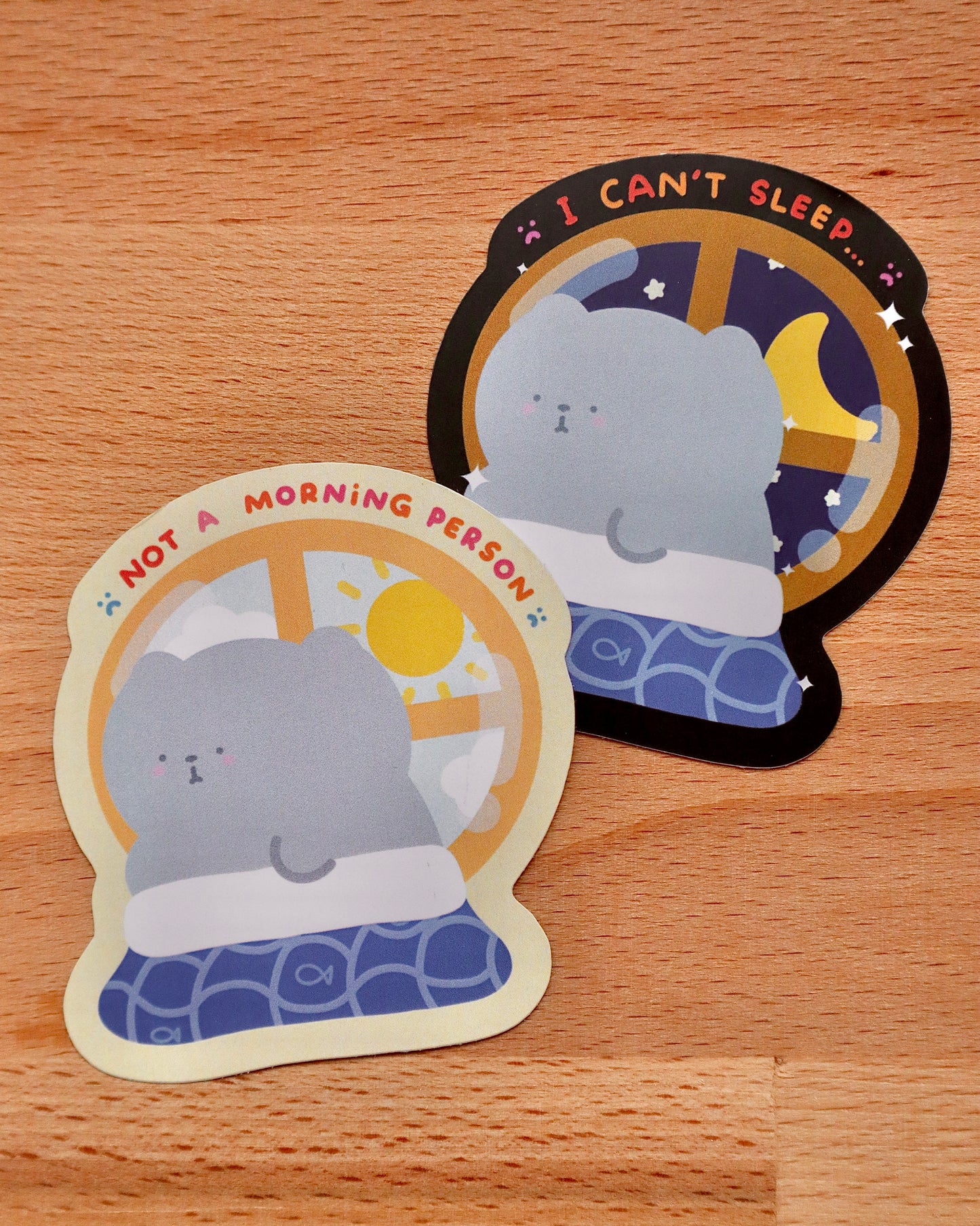 Pippin Not A Morning Person Die-Cut Sticker