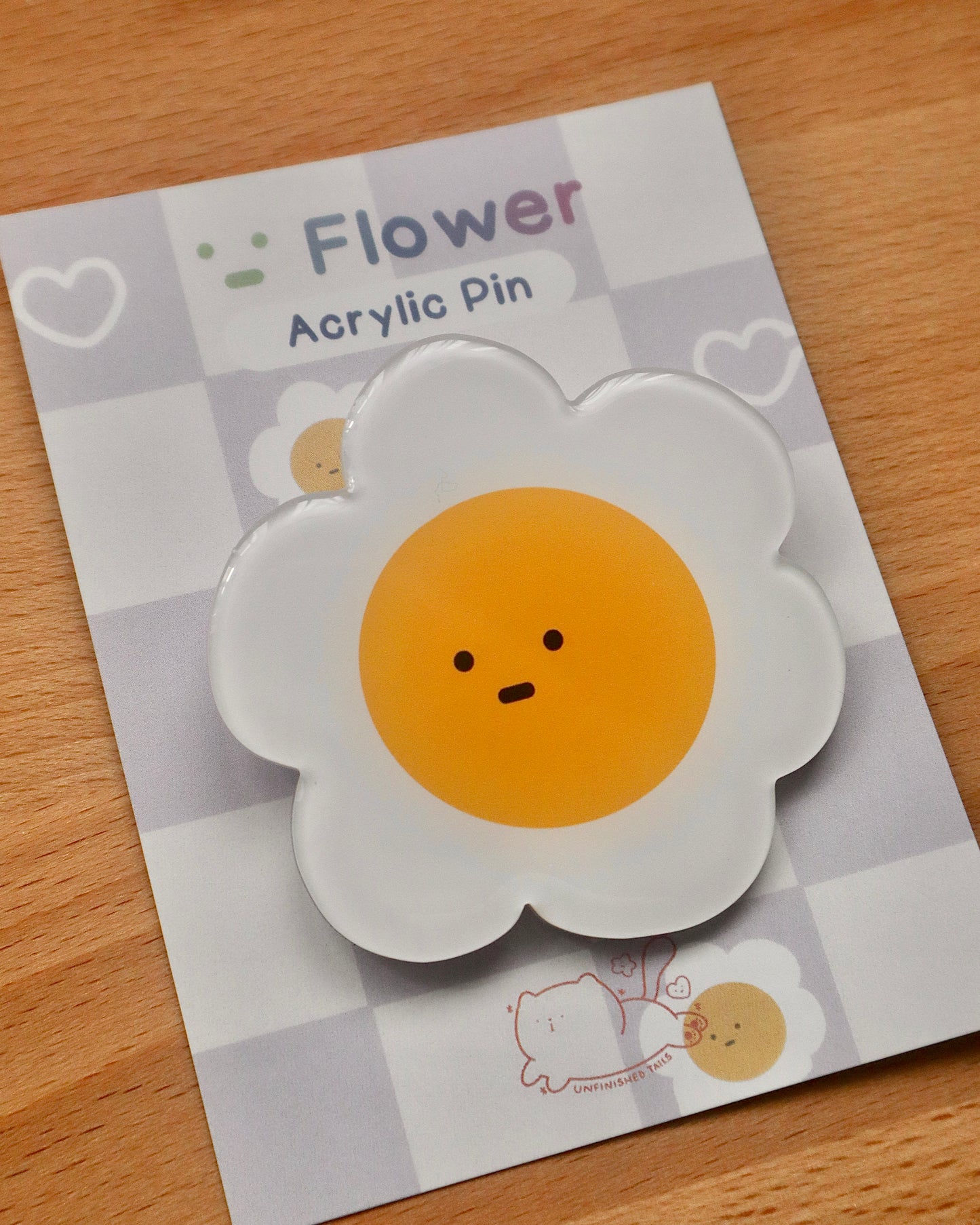 ・_・Flower Acrylic Pin