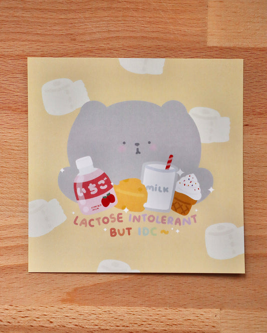 Pippin Lactose Intolerant Art Card Print