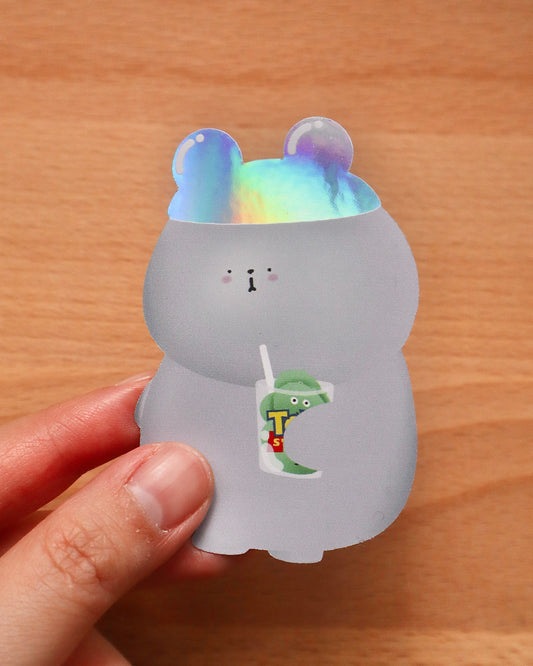 Themepark Pippin Holographic Die-cut Sticker