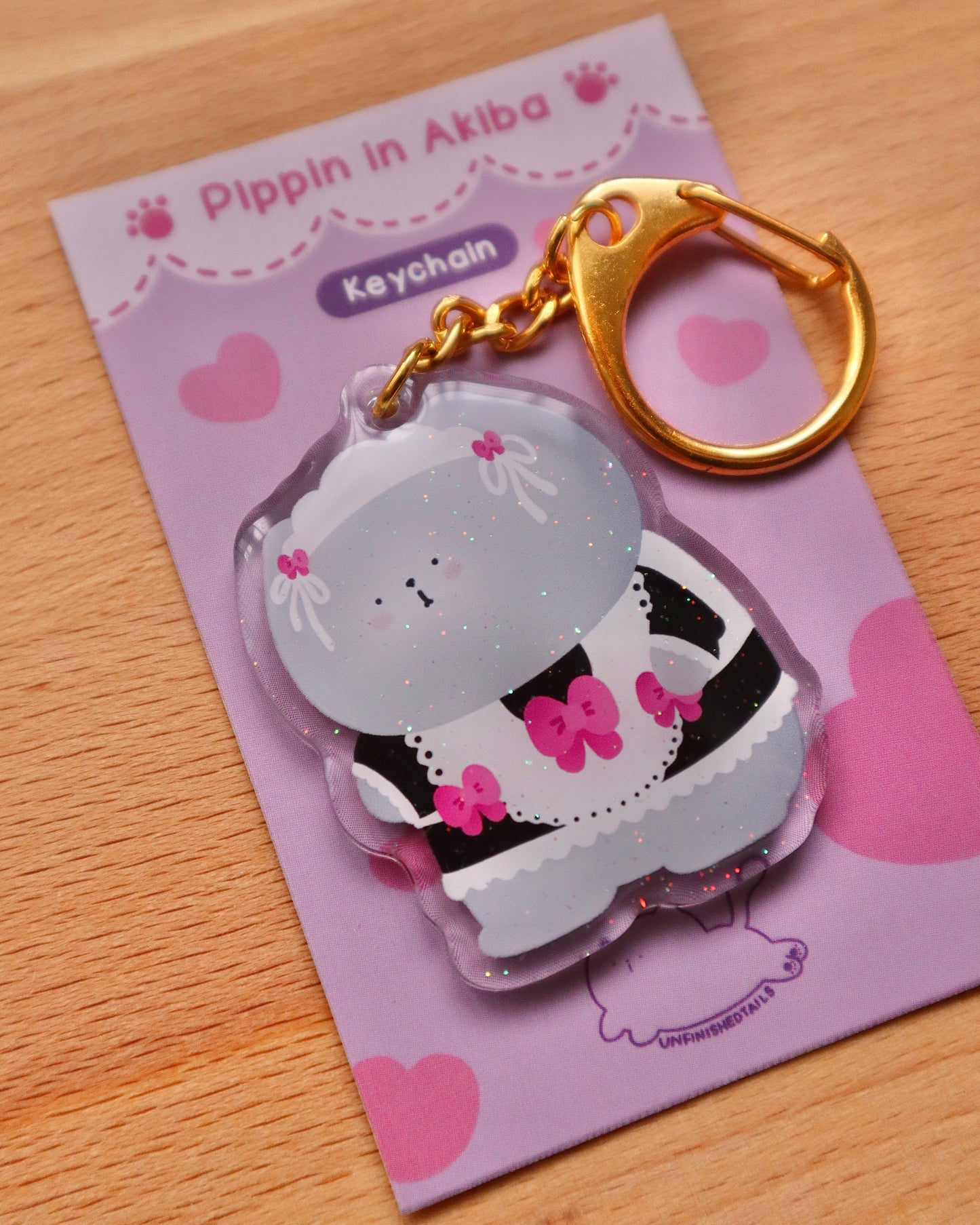 Pippin in Akiba Glitter Keychain