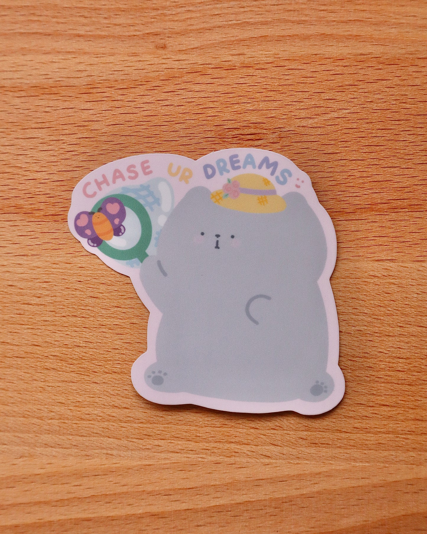 Pippin Chase Your Dreams Die-Cut Sticker