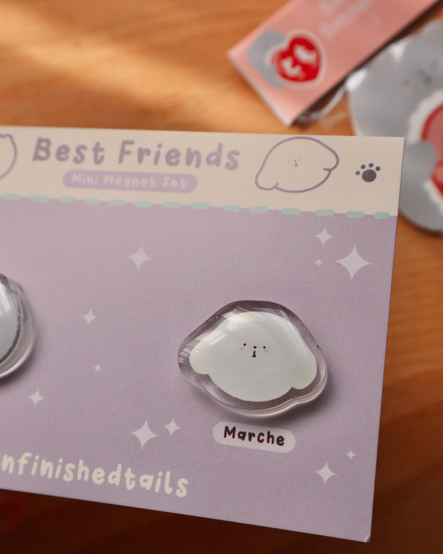 Pippin & Marche Best Friends Mini Magnet Set