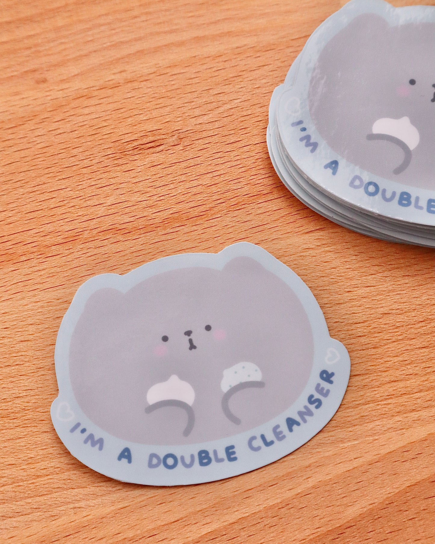 Pippin Double Cleanser Die-Cut Sticker