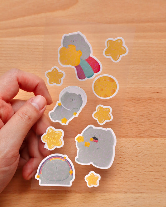 Pippin in Space Sticker Sheet