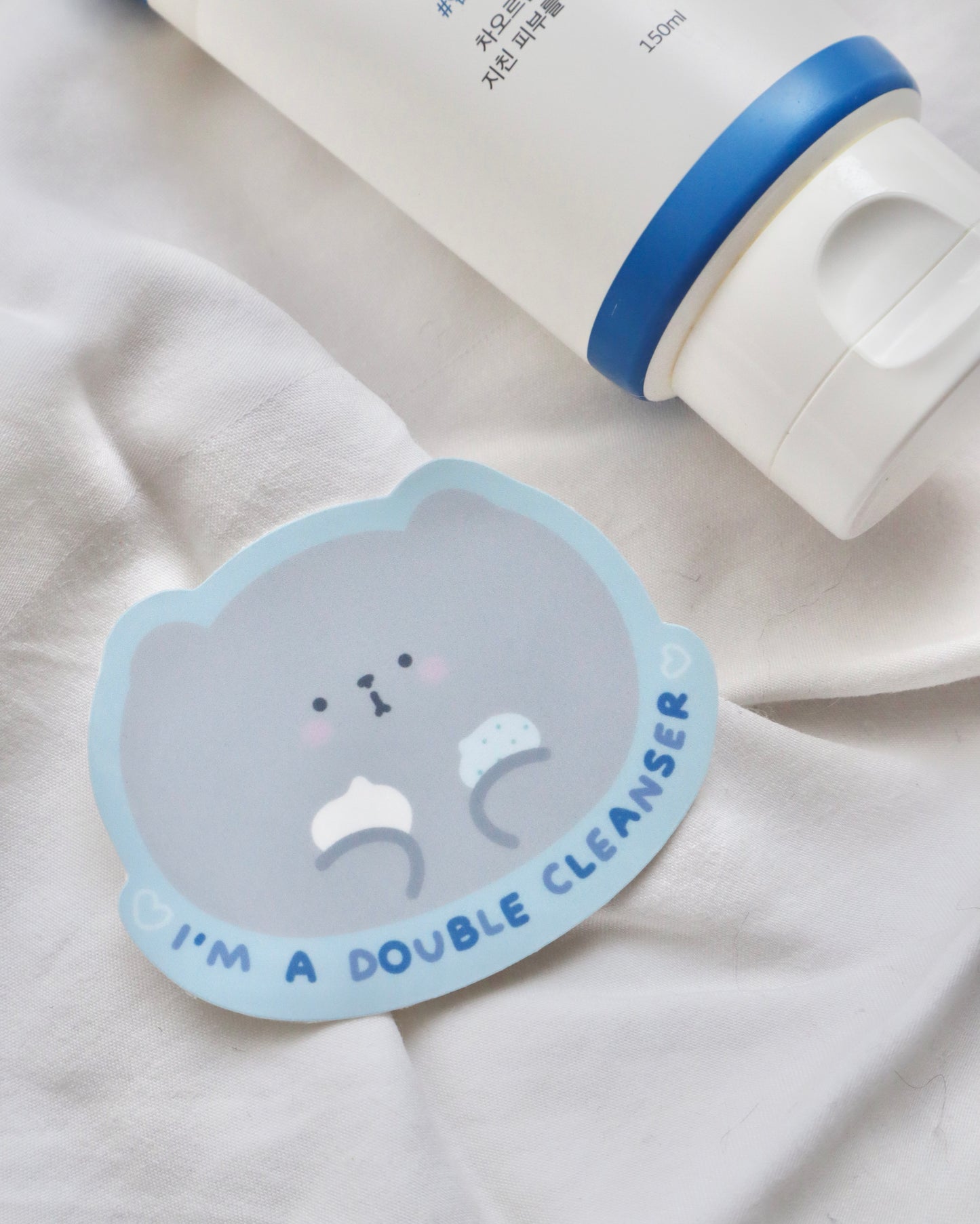 Pippin Double Cleanser Die-Cut Sticker