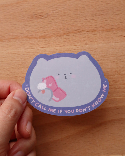 Pippin Don’t Call Me Sparkle Die-Cut Sticker