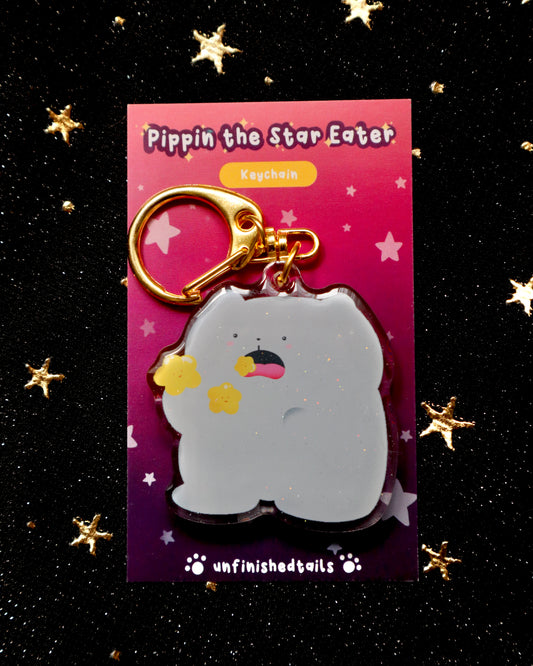 Pippin the Star Eater Glitter Keychain