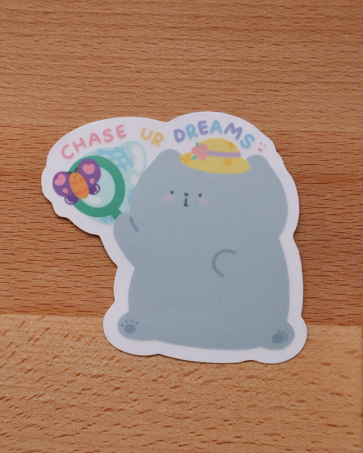 Pippin Chase Your Dreams Die-Cut Sticker